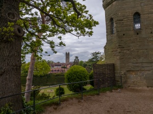 Warwick with the tower of Saint Mary's Church